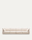 Divano Gala 6 posti beige 390 cm