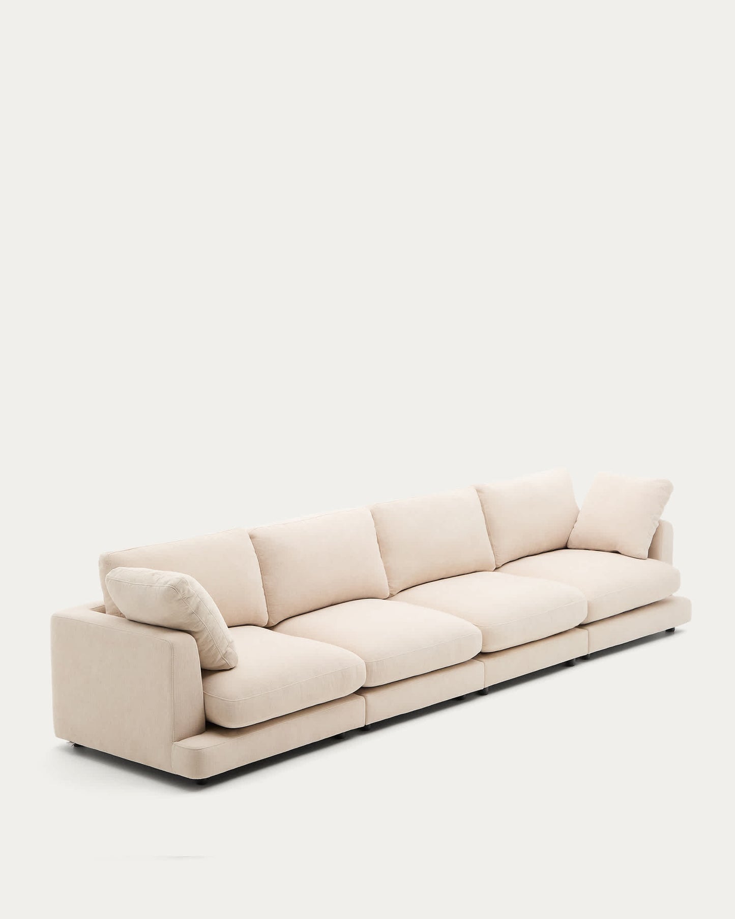 Divano Gala 6 posti beige 390 cm