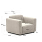 Poltrona modulare Neom beige