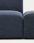 Divano modulare Neom 1 posto blu 169 cm