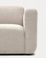 Divano modulare Neom 2 posti beige 188 cm