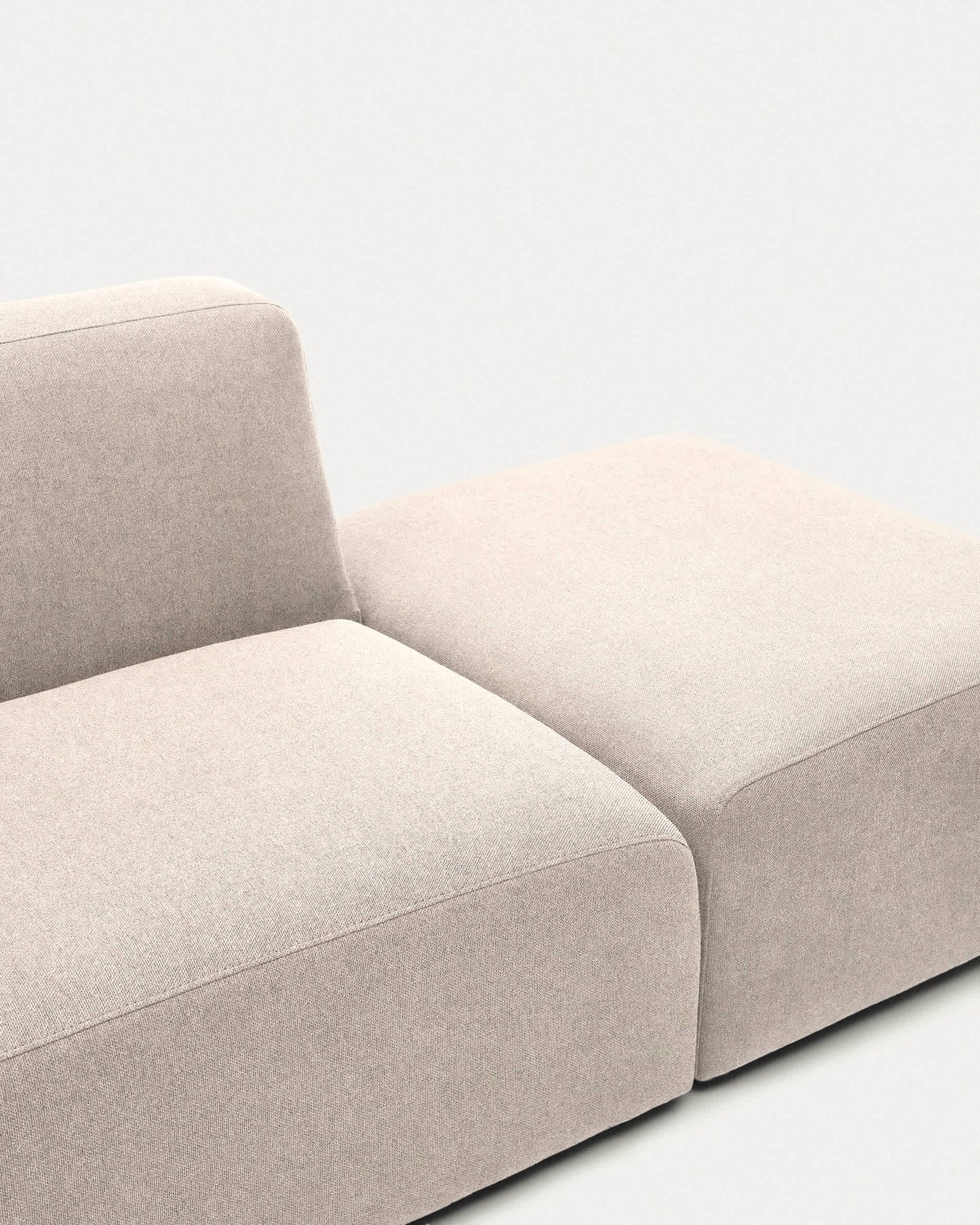 Divano modulare Neom 2 posti beige 244 cm