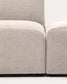 Divano modulare Neom 2 posti beige 244 cm