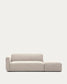 Divano modulare Neom 2 posti beige 244 cm
