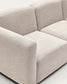 Divano modulare Neom 3 posti beige 263 cm