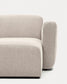 Divano modulare Neom 3 posti chaise longue destra/sinistra beige 263 cm