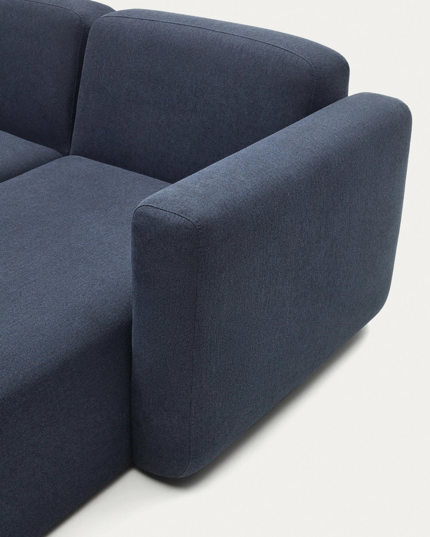 Divano modulare Neom 3 posti chaise longue destra/sinistra blu 263 cm