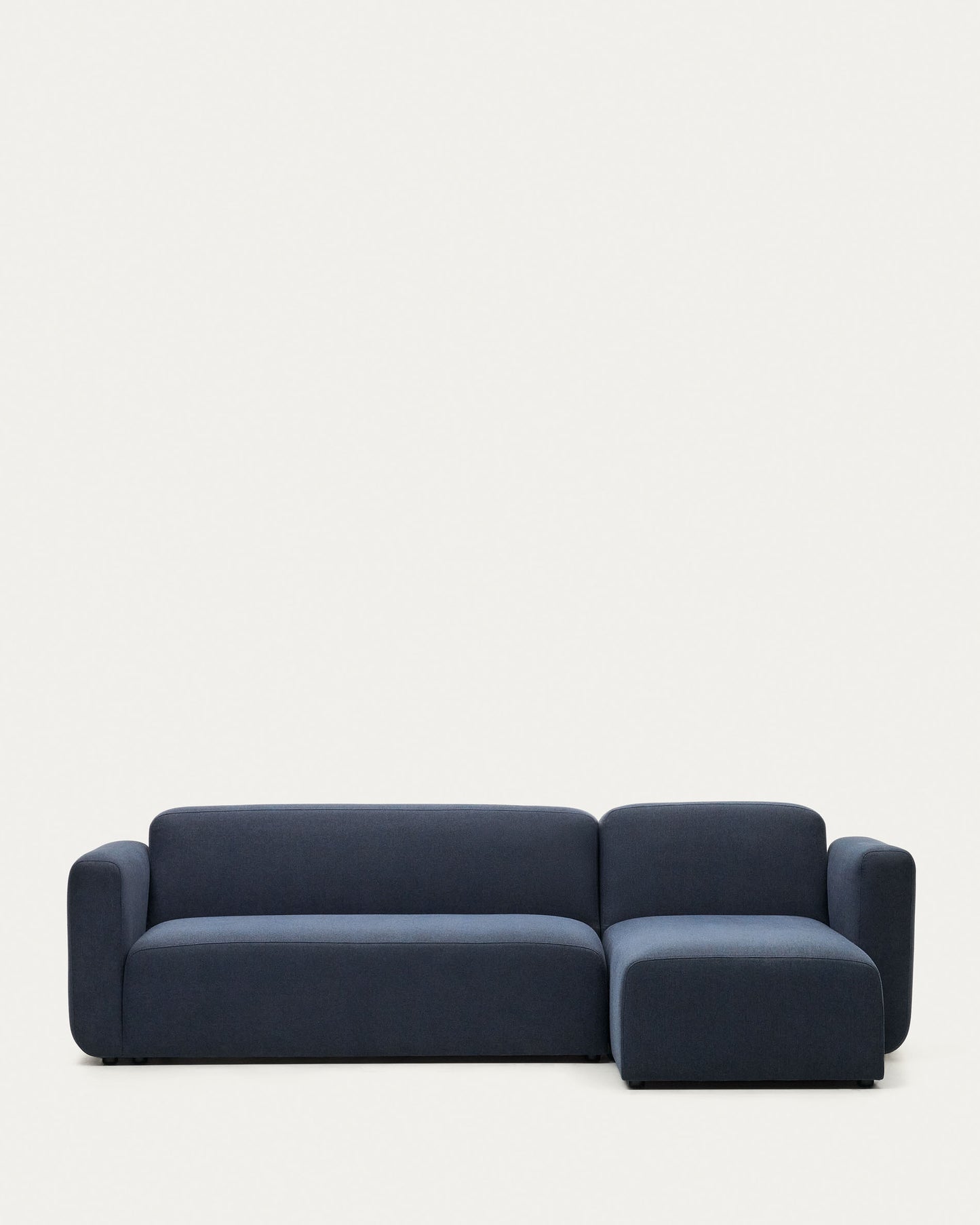 Divano modulare Neom 3 posti chaise longue destra/sinistra blu 263 cm