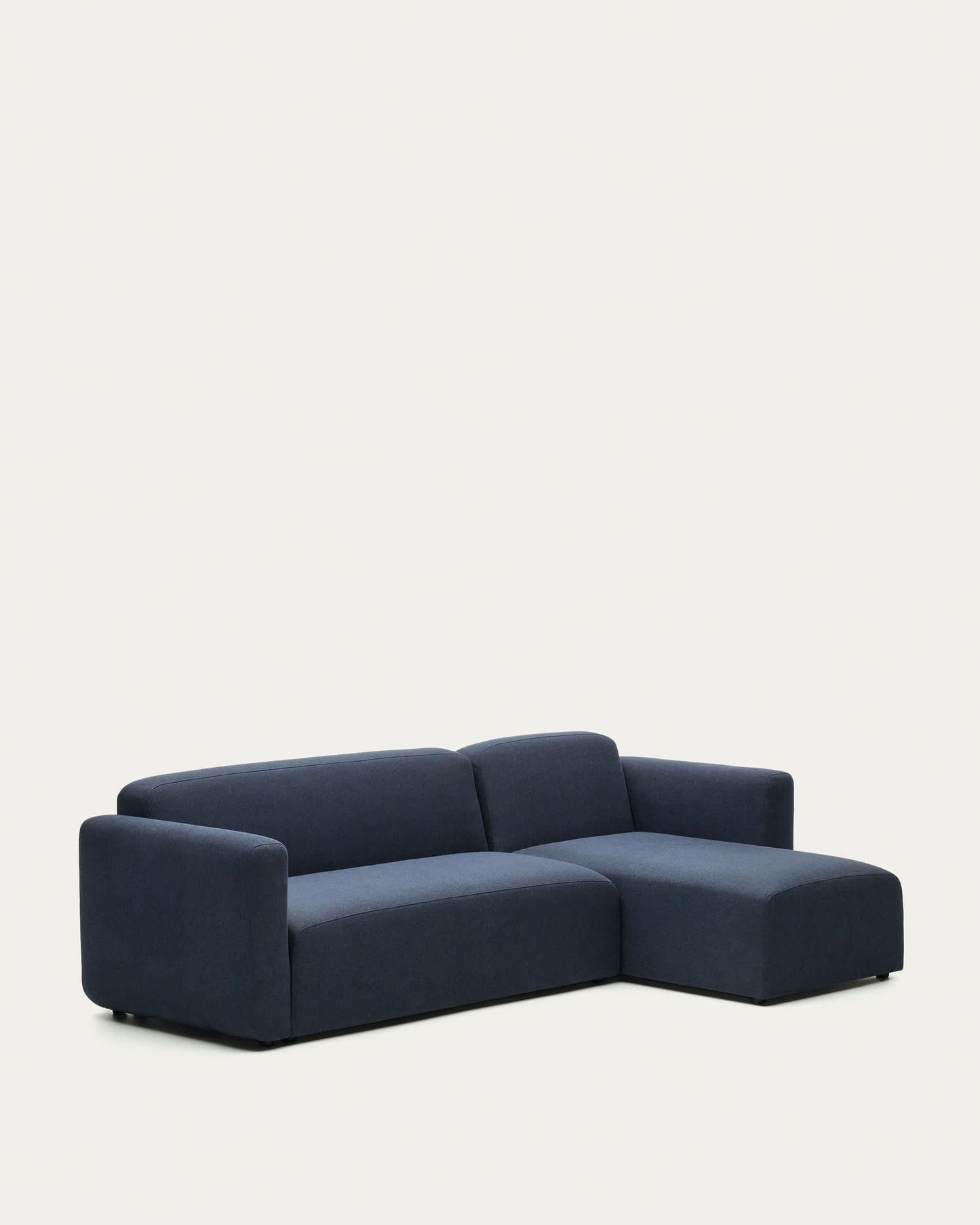 Divano modulare Neom 3 posti chaise longue destra/sinistra blu 263 cm