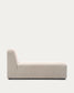 Modulo Neom chaise longue beige 152 x 75 cm FSC Mix Credit