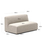 Modulo Neom 2 posti beige 150 cm