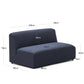 Modulo Neom 2 posti blu 150 cm