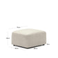 Poggiapiedi Neom beige 75 x 64 cm