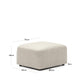 Poggiapiedi Neom beige 75 x 64 cm