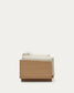 Divano Oaq 3 posti beige 225 cm