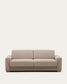 Divano letto Anley 4 posti beige 244 cm