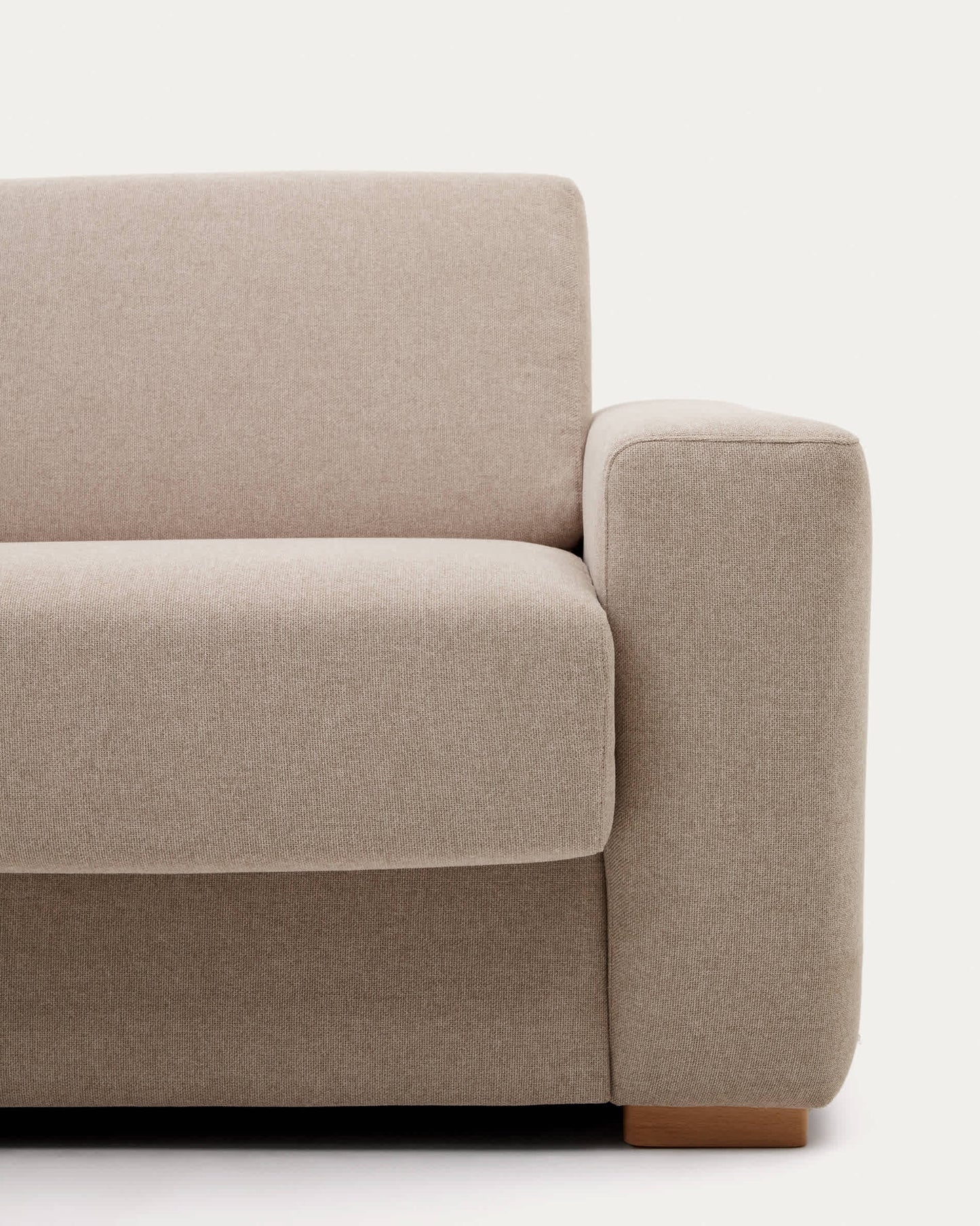 Divano letto Anley 4 posti beige 244 cm