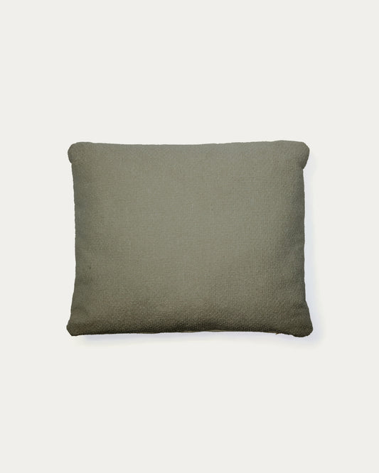 Cuscino Martina in ciniglia verde 60 x 52 cm