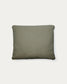 Cuscino Martina in ciniglia verde 60 x 52 cm
