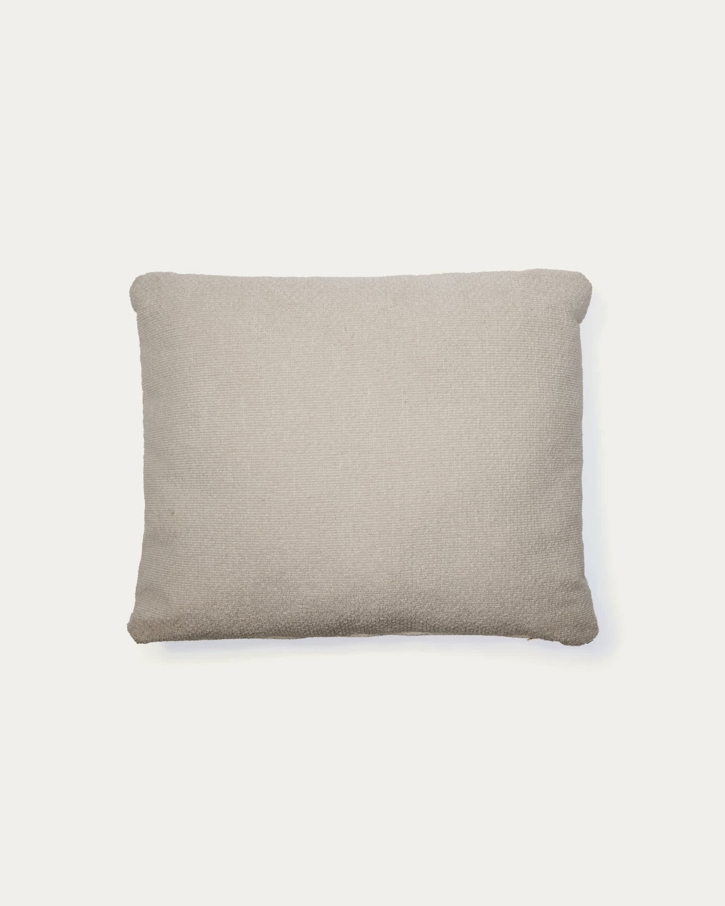 Cuscino Martina in ciniglia color pietra 60 x 52 cm