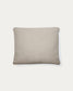 Cuscino Martina in ciniglia color pietra 60 x 52 cm