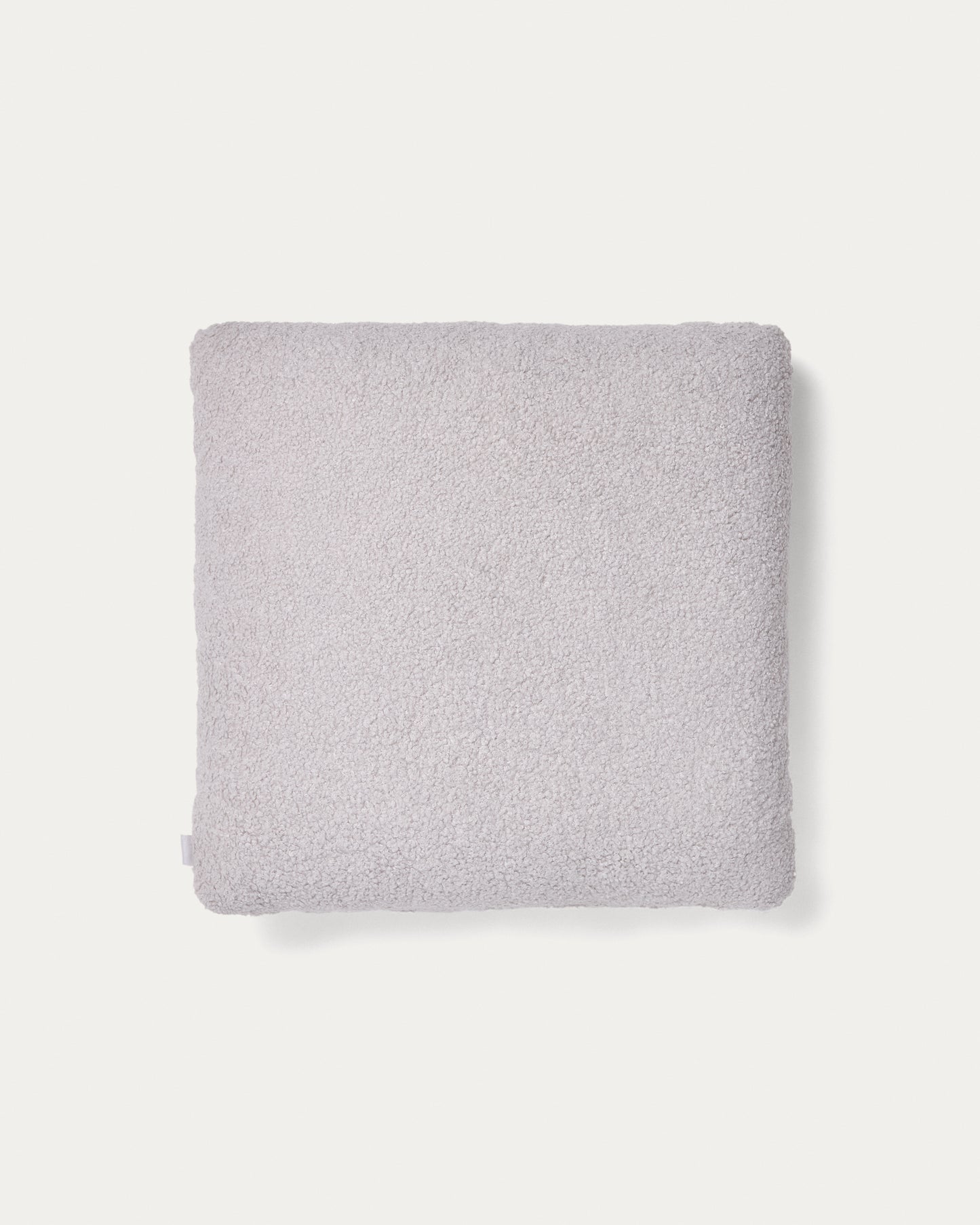 Cuscino Martina in bouclé grigio 52 x 52 cm
