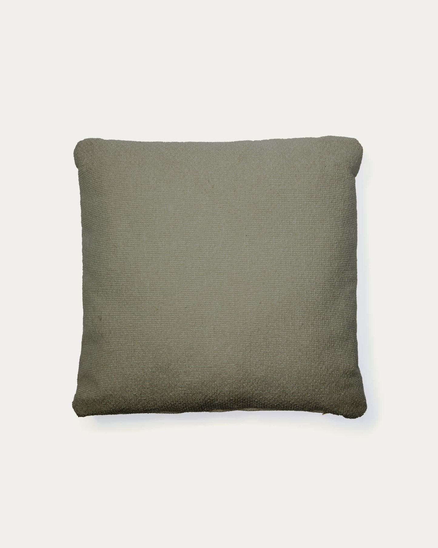 Cuscino Martina in ciniglia verde 52 x 52 cm