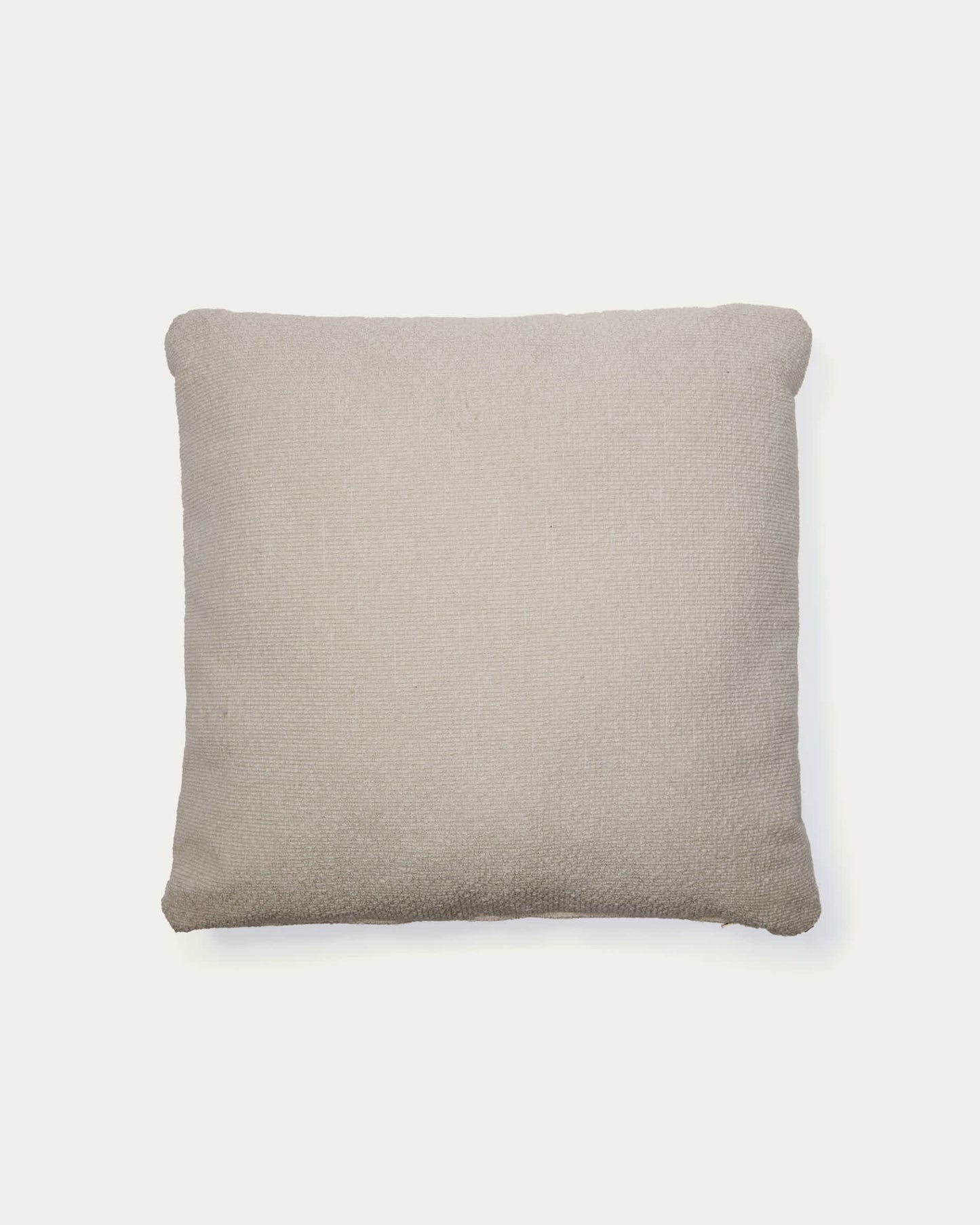 Cuscino Martina in ciniglia color pietra 52 x 52 cm