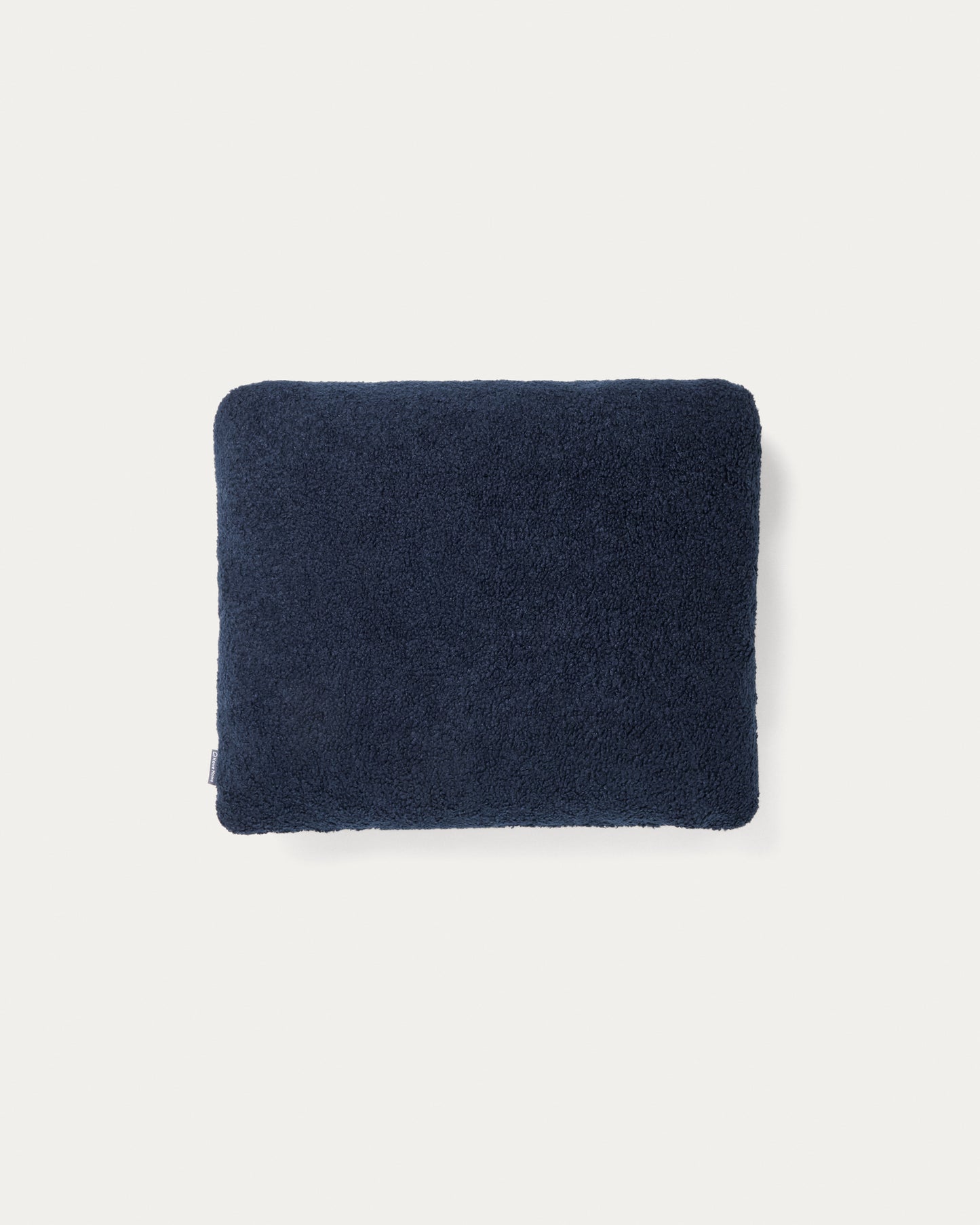 Cuscino Martina in bouclé blu navy 47 x 36 cm