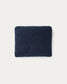 Cuscino Martina in bouclé blu navy 47 x 36 cm