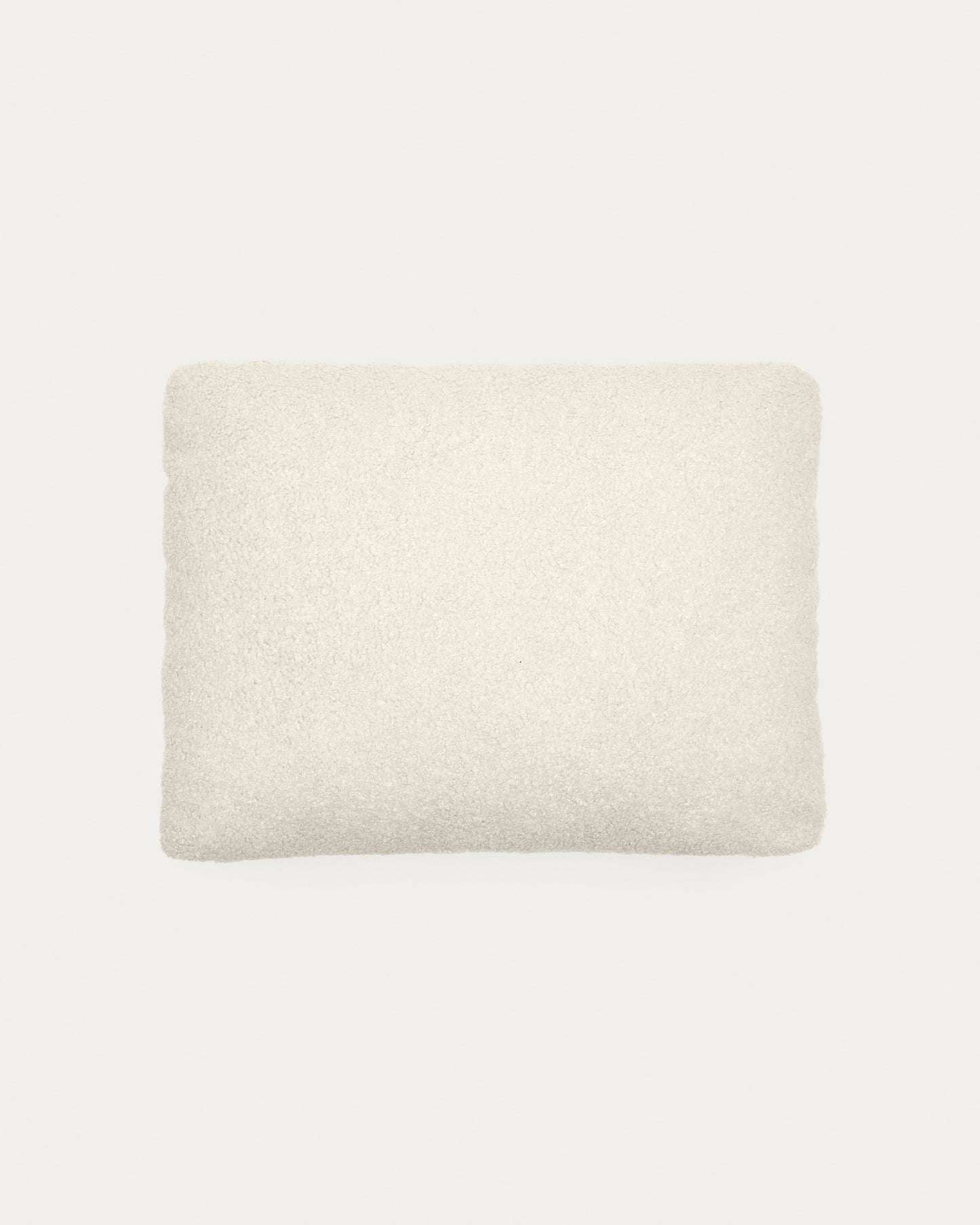 Cuscino Martina in montone sintetico écru 47 x 36 cm
