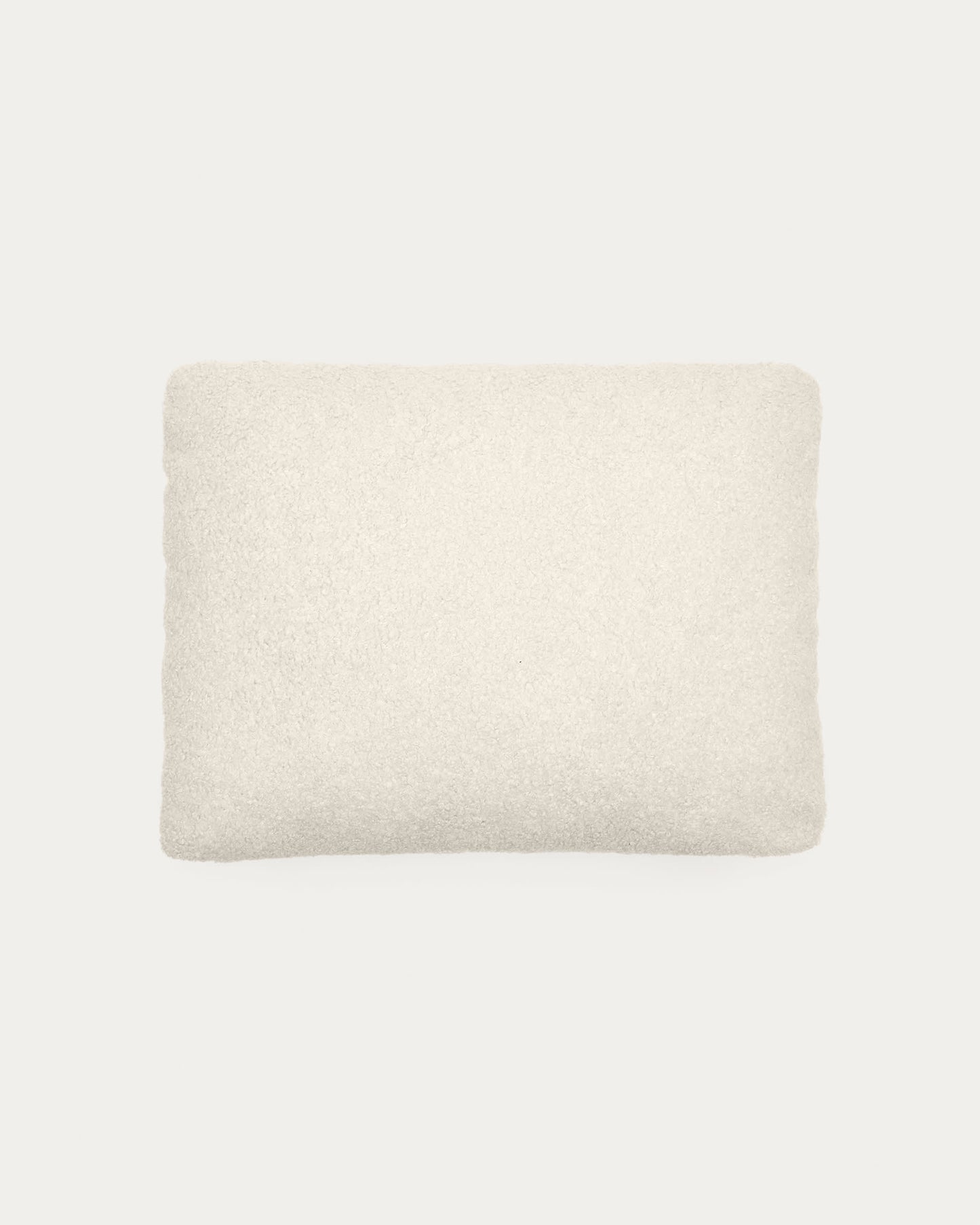 Cuscino Martina in montone sintetico écru 47 x 36 cm
