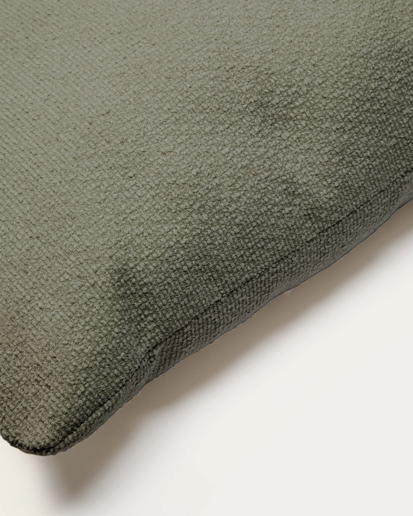 Cuscino Martina in ciniglia verde 47 x 36 cm