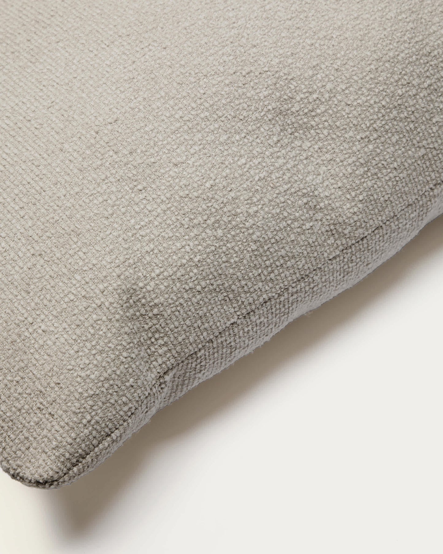 Cuscino Martina in ciniglia color pietra 47 x 36 cm
