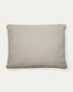 Cuscino Martina in ciniglia color pietra 47 x 36 cm