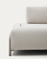 Modulo Compo 3 posti in ciniglia beige e telaio metallico beige 232 cm