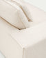 Divano sfoderabile Anarela 3 posti in lino e viscosa beige 260 cm FSC Mix Credit