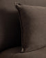 Divano modulare sfoderabile Anarela 3 posti in 100% lino tortora 270 cm FSC Mix Credit
