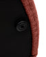 Pouf sfoderabile Kaeli in tessuto bouclé terracotta Ø 43 cm