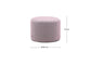 Pouf sfoderabile Kaeli viola Ø 60 cm