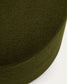 Pouf sfoderabile Kaeli in tessuto bouclé verde Ø 90 cm