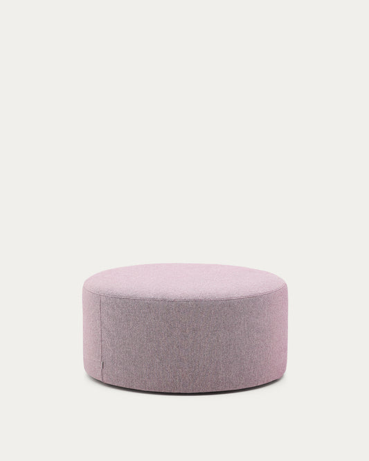 Pouf sfoderabile Kaeli viola Ø 90 cm