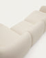 Divano modulare Martina 4 posti con chaise longue a destra ciniglia écru 377 cm