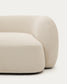 Divano modulare Martina 4 posti con chaise longue a sinistra ciniglia écru 377 cm