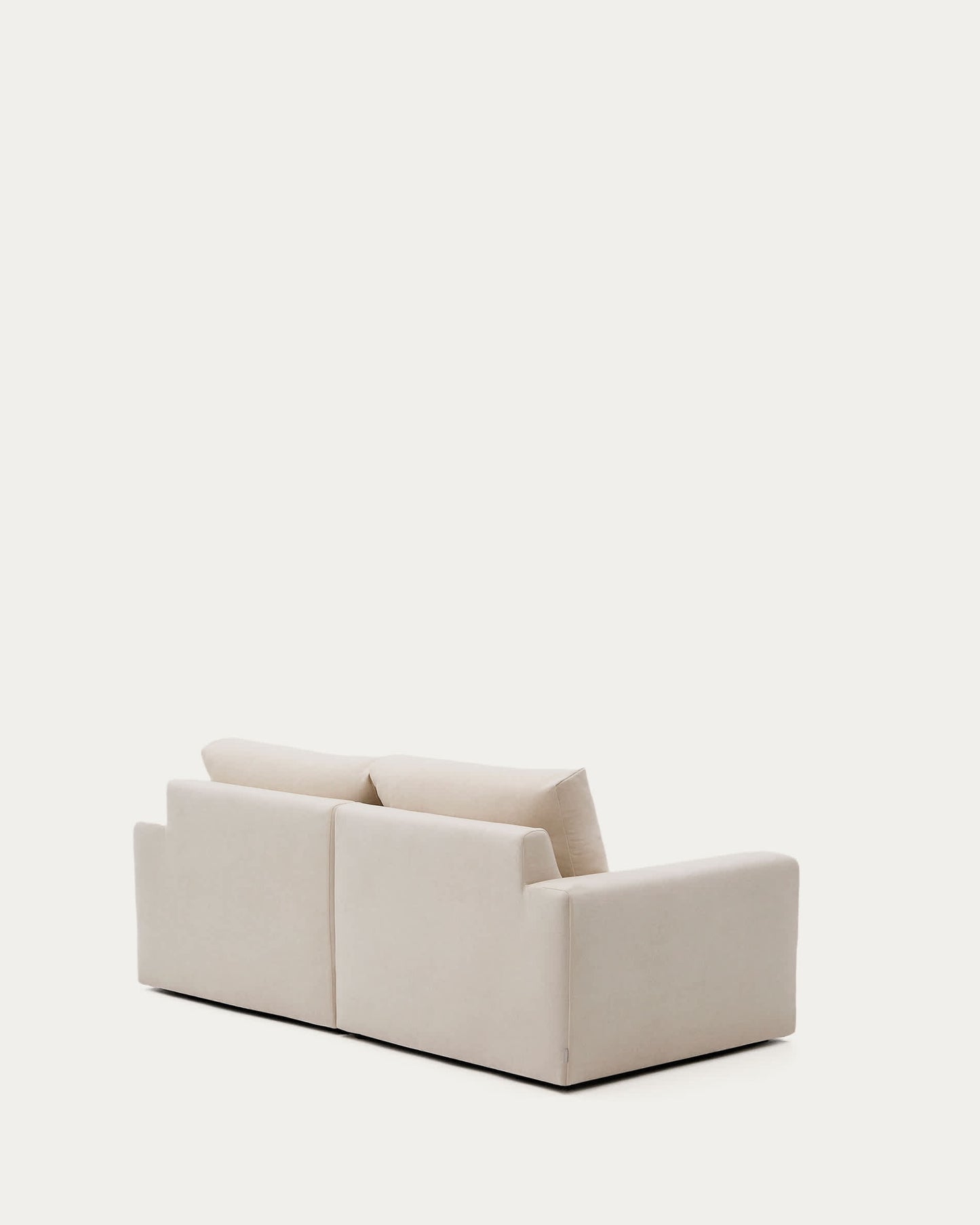 Divano modulare Alea 3 posti sfoderabile in ciniglia chaise longue destra beige 220 cm