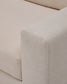 Divano angolare modulare Alea 5 posti sfoderabile in ciniglia beige 310 x 310 cm