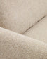 Divano Vera 3 posti beige con gambe in legno massiccio di frassino con finitura in noce 230 cm FSC Mix Credit
