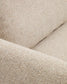 Divano Vera 3 posti beige con gambe in legno massiccio di frassino con finitura naturale 230 cm FSC Mix Credit