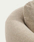 Divano Vera 4 posti beige con gambe in legno massiccio di frassino con finitura naturale 320 cm FSC Mix Credit