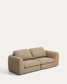 Divano Vera 3 posti marrone chiaro 230 cm FSC Mix Credit